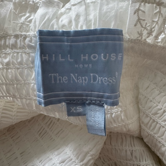 Hill House Home The Scarlett Nap Dress XS (NWT) - White Patchwork Organza - Picture 16 of 17